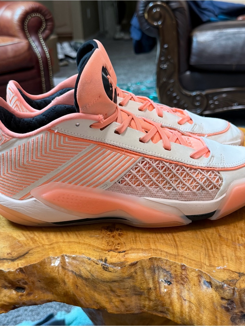 Air Jordan 38 Low 'Crimson Tint' Men's 9.5 / Women's 11 - Picture 3 of 8